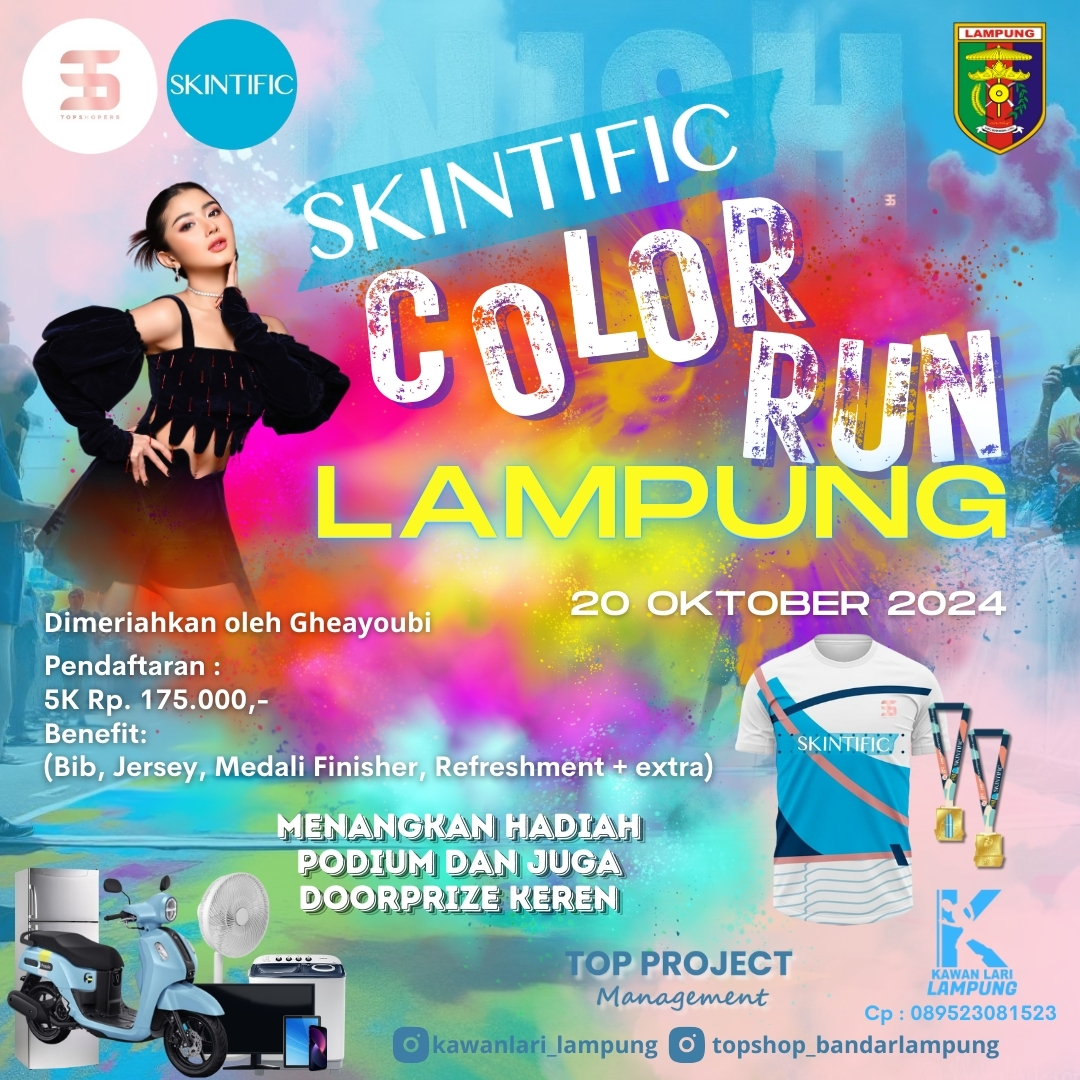 SKONTIFIC Color Run Lampung 2024